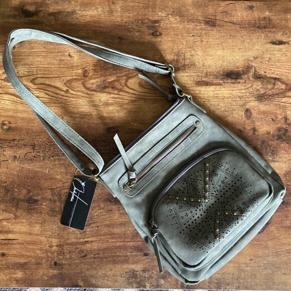 Handbags - Olive Green Boho Shoulder Bag